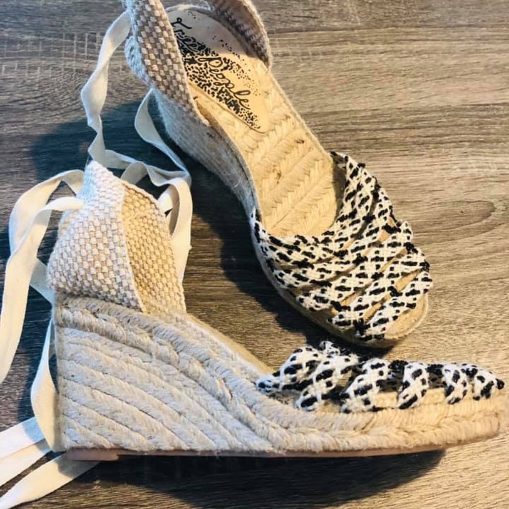 Free People Amalfi Coast wedge espadrilles sandals
